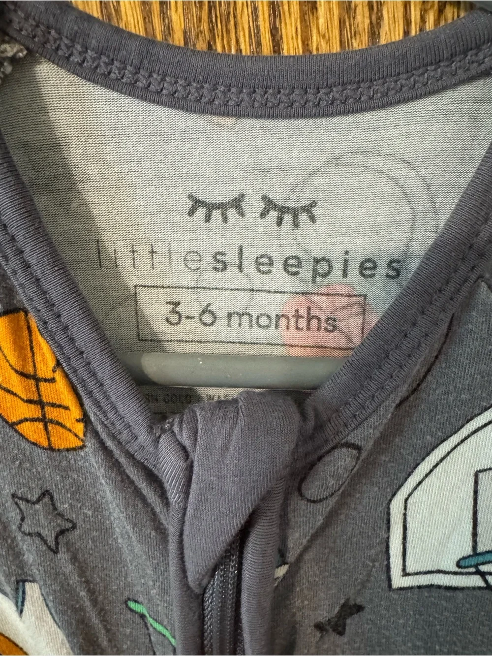 Little Sleepies Limited Edition Basketball One Piece Bamboo Sleeper